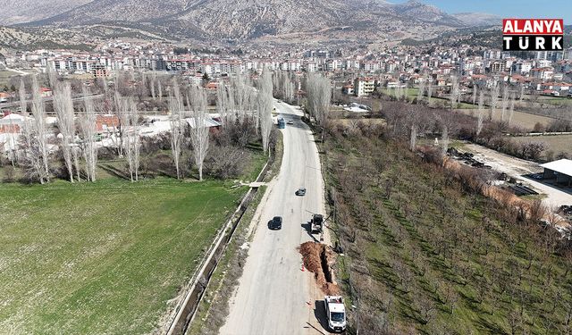 ASAT'tan Elmalı'da asfalt öncesi altyapı yatırımı