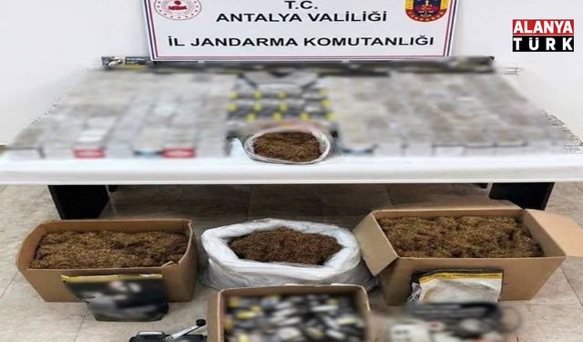 Döşemealtı’da Kaçak Tütün Operasyonu