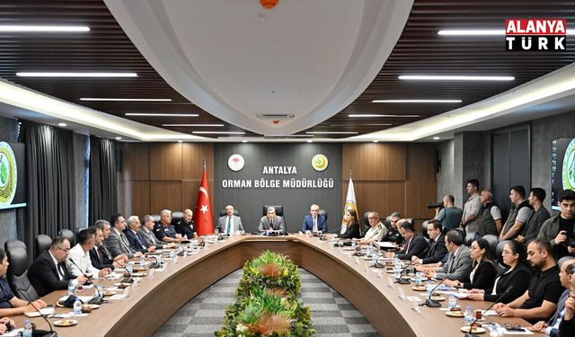 ANTALYA’DA ORMAN YANGINLARINA KARŞI SIKI ÖNLEMLER