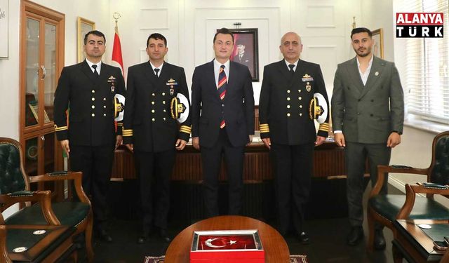 TCG BORA heyetinden Kaymakam Öztürk’e ziyaret