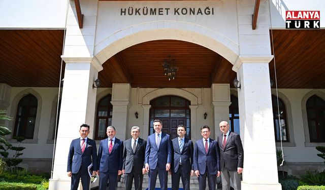ENERJİ VE TABİİ KAYNAKLAR BAKANI ALPARSLAN BAYRAKTAR’DAN ANTALYA VALİLİĞİNE ZİYARET