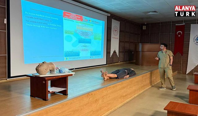 Alanya EAH’ta sağlık çalışanlarına CPR eğitimi düzenlendi