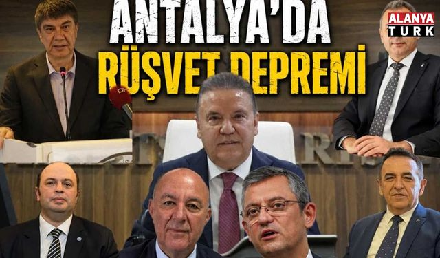 ANTALYA’DA RÜŞVET DEPREMİ: BÖCEK İTİRAF ETTİ!