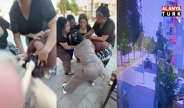 Genç kadını çocuğunun yanında hem dövdüler hem de videoya çektiler