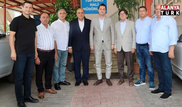 Kaymakam Şakir Öner Öztürk’ten Alanya Hali’ne ziyaret