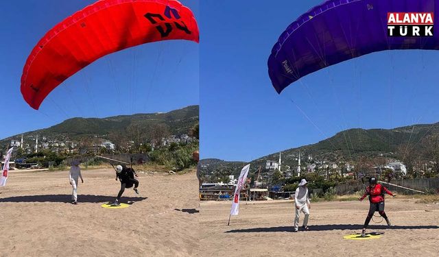 Alanya’da yamaç paraşütü hedef milli takım kampı başladı