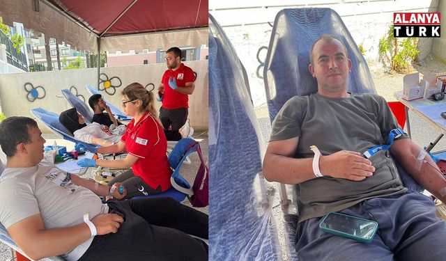 Alanya'da 8 saatte 56 ünite kan bağışladılar