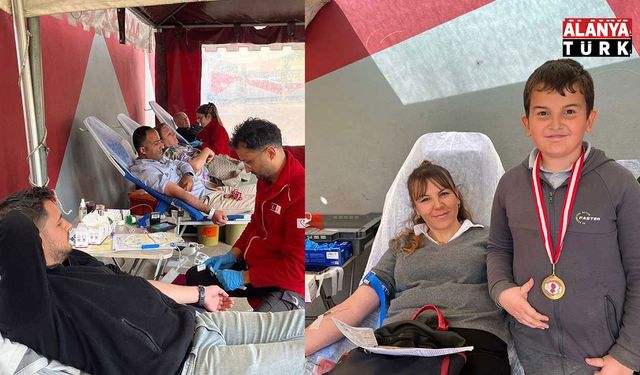 Alanya'da örnek dayanışma: 42 okuldan 3 bin 451 ünite kan bağışı