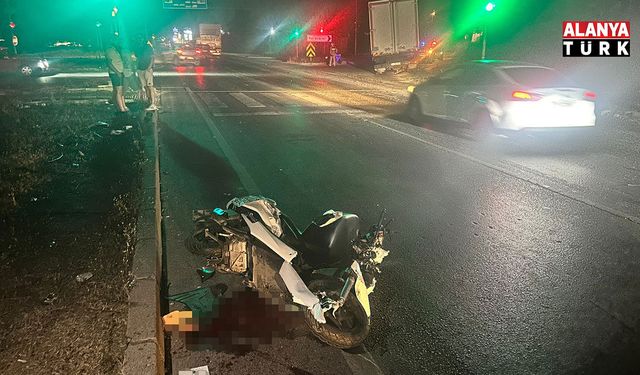 Kamyona arkadan çarpan motosiklet sürücüsü hayatını kaybetti