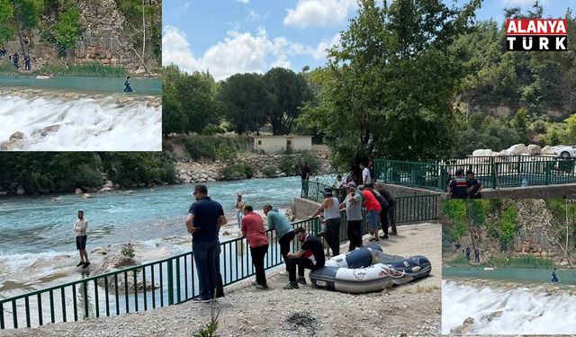 Serinlemek için girdiği çayda kaybolan genç için arama çalışmaları başlatıldı