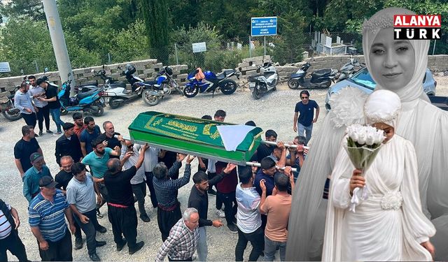 Otobüs kazasında hayatını kaybeden hafız Merve Erik Alanya’da toprağa verildi