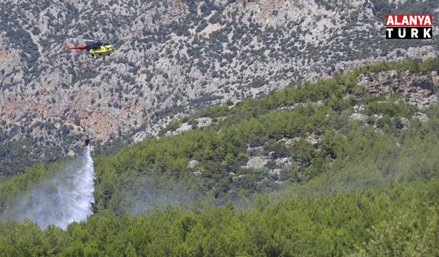 Antalya'da ormanlık alanda çıkan yangın büyümeden kontrol altına alındı