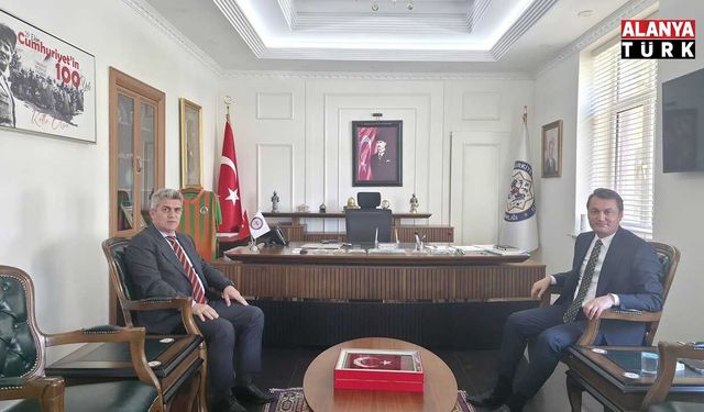 Antalya Vali Yardımcısı Aksu’dan Kaymakam Öztürk’e ziyaret