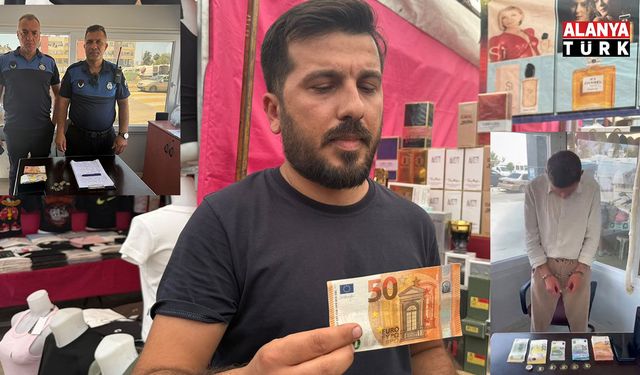 Pazarda sahte döviz ve altınlarla alışveriş yapmaya çalıştı, esnaf ve zabıtanın dikkatiyle yakalandı