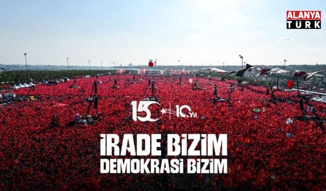 Antalya'da 15 Temmuz etkinlikleri