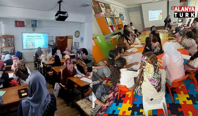 ALANYA'DA KUR'AN KURSU ÖĞRENCİLERİNE ARKADAŞLIK VE AKRAN NEZAKETİ SEMİNERİ