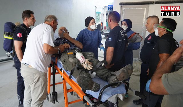 İnşaatın bodrum katına boya taşıyan 2 işçi kokudan baygınlık geçirdi