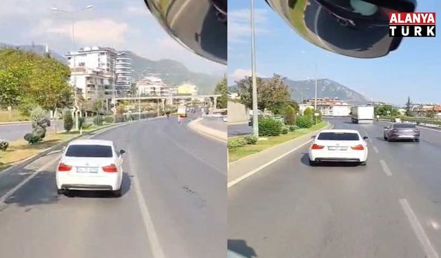 Alanya’da itfaiyeye yol vermeyen otomobil sürücüsüne 46 bin TL ceza