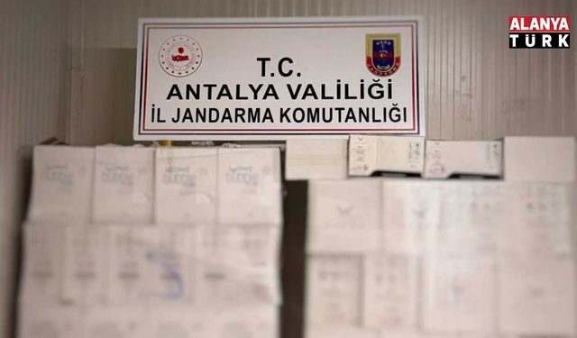 Jandarmadan kaçak alkol operasyonu