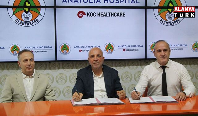 Alanyaspor, Anatolia Hospital Alanya ile sağlık sponsorluğunu yeniledi