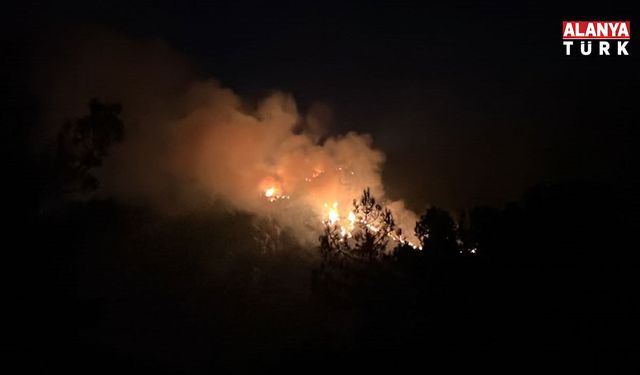 Kaş’taki orman yangınına müdahale sürüyor