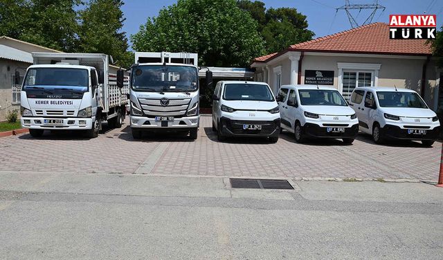 Kemer Belediyesi araç filosunu güçlendirmeye devam ediyor