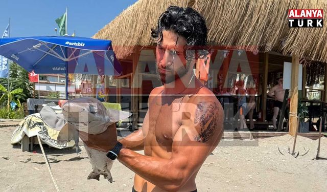 Alanya’da sahile ölü camgöz köpekbalığı vurdu