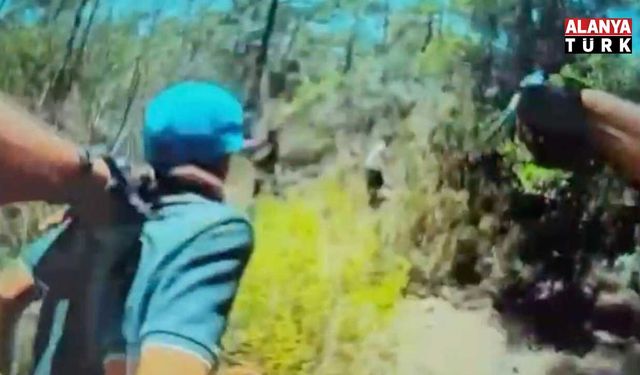 Çalıntı motosikleti su kanalına atıp kaçan şahıslar polisten kaçamadı