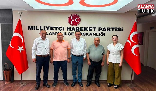 Alanya Belediye Meclis üyelerinden Türkdoğan’a hayırlı olsun ziyareti
