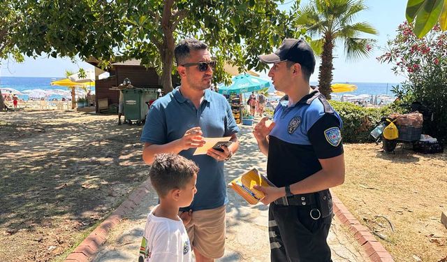 Alanya İlçe Emniyet Müdürlüğü’nden güvenli turizm için 4 dilde kent haritası