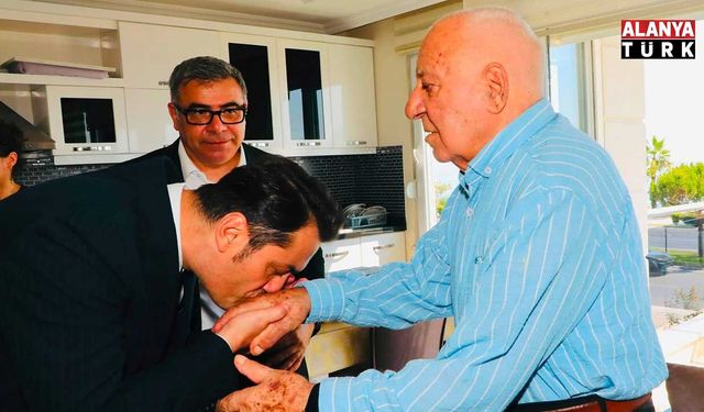 Kaymakam Öztürk’ten Nusrettin Yolcu’ya taziye ziyareti