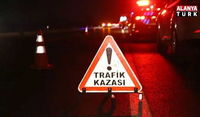 Alanya’da 24 yaşındaki genç kazada öldü