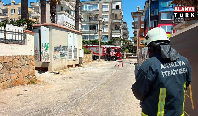 Alanya'da trafo yangını korkuttu