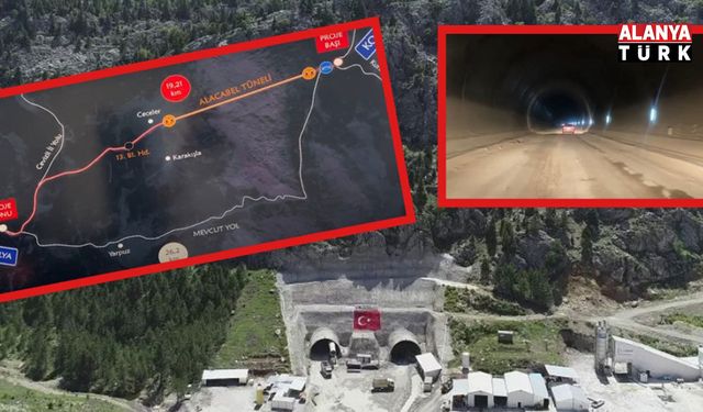 KONYA-ANTALYA YOLUNDA BÜYÜK GELİŞME! TÜNELLERDE GERİ SAYIM