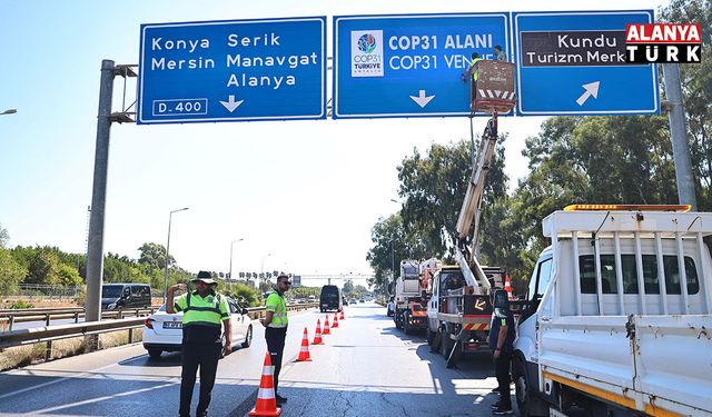 Antalya’nın yolları COP31 İklim Zirvesi’ne hazırlanıyor