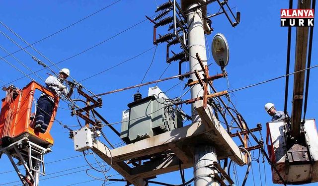 Alanya'da yarın elektrik kesintisi var