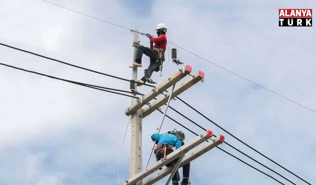 Alanya'da bugün elektrik kesintisi var