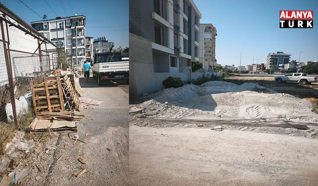 Kepez'de 30 kamyon atık temizlendi: 5 firmaya ceza kesildi