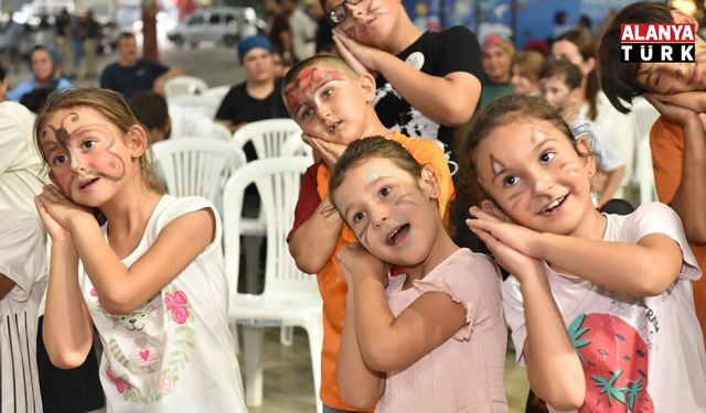 Kepez'de mahalle buluşmalarında çocuklar hem öğrenip hem eğlendiler