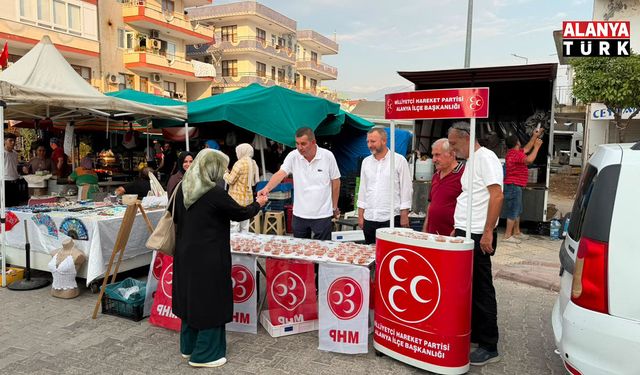 MHP Alanya’dan Mevlid Kandili’nde lokma ikramı