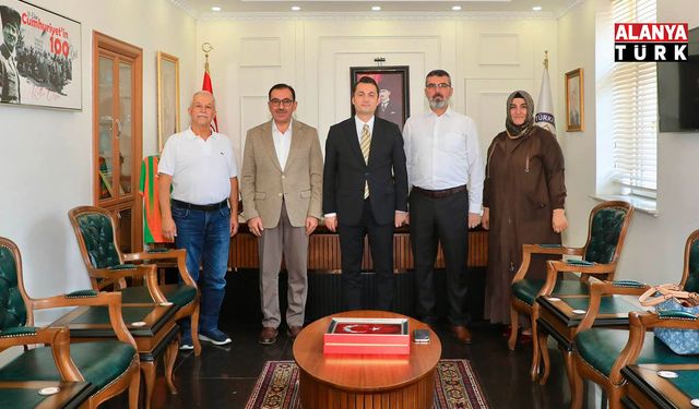 Müftü Seven’den Kaymakam Öztürk’e ziyaret