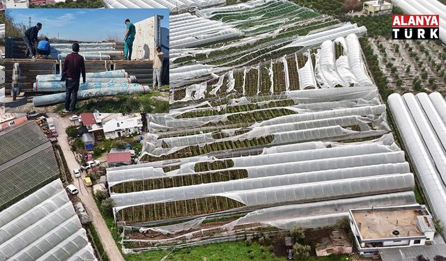 Antalya’da üreticilere 1 yılda 657 bin 400 metrekare sera naylonu hibe edildi