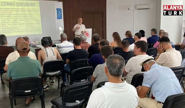 Alanya’da yükümlülere çocuk terbiyesi semineri
