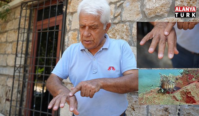 Su altında temizlik yaparken eline aslan balığı dikenleri batan profesörden sıcak sulu ilk müdahale uyarısı