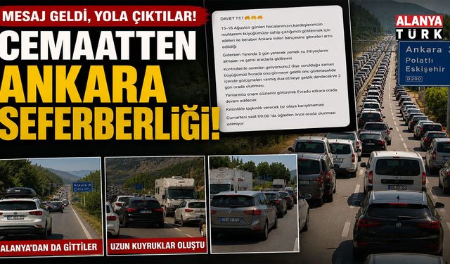 CEMAATTEN ANKARA SEFERBERLİĞİ!