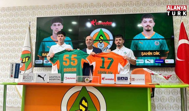 Alanyaspor'dan orta sahaya çifte takviye