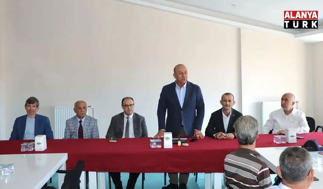 Gündoğmuş için Ankara mesaisi: Çavuşoğlu’ndan yatırım sözü