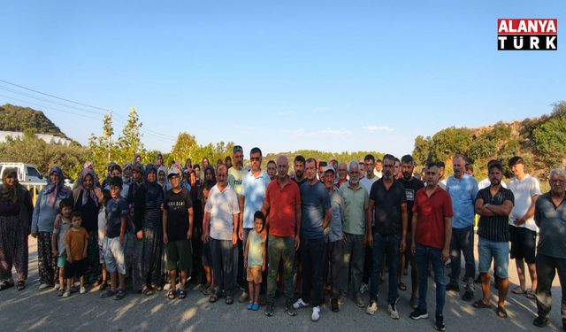 ANTALYA-ALANYA OTOYOLU’NDA ÇAKALLAR  MAHALLESİ  SAKİNLERİNDEN ÇAĞRI: “BİZİ MAĞDUR ETMEYİN”