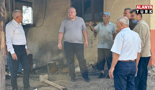 Kontrol altına alınan Kumluca orman yangınında hasar tespit çalışmaları başladı