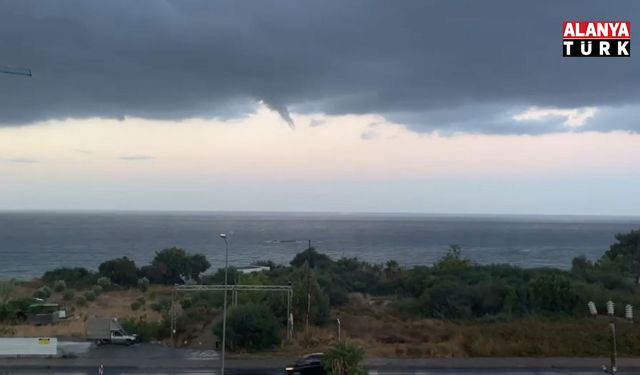 Alanya'da aynı noktada ikinci hortum